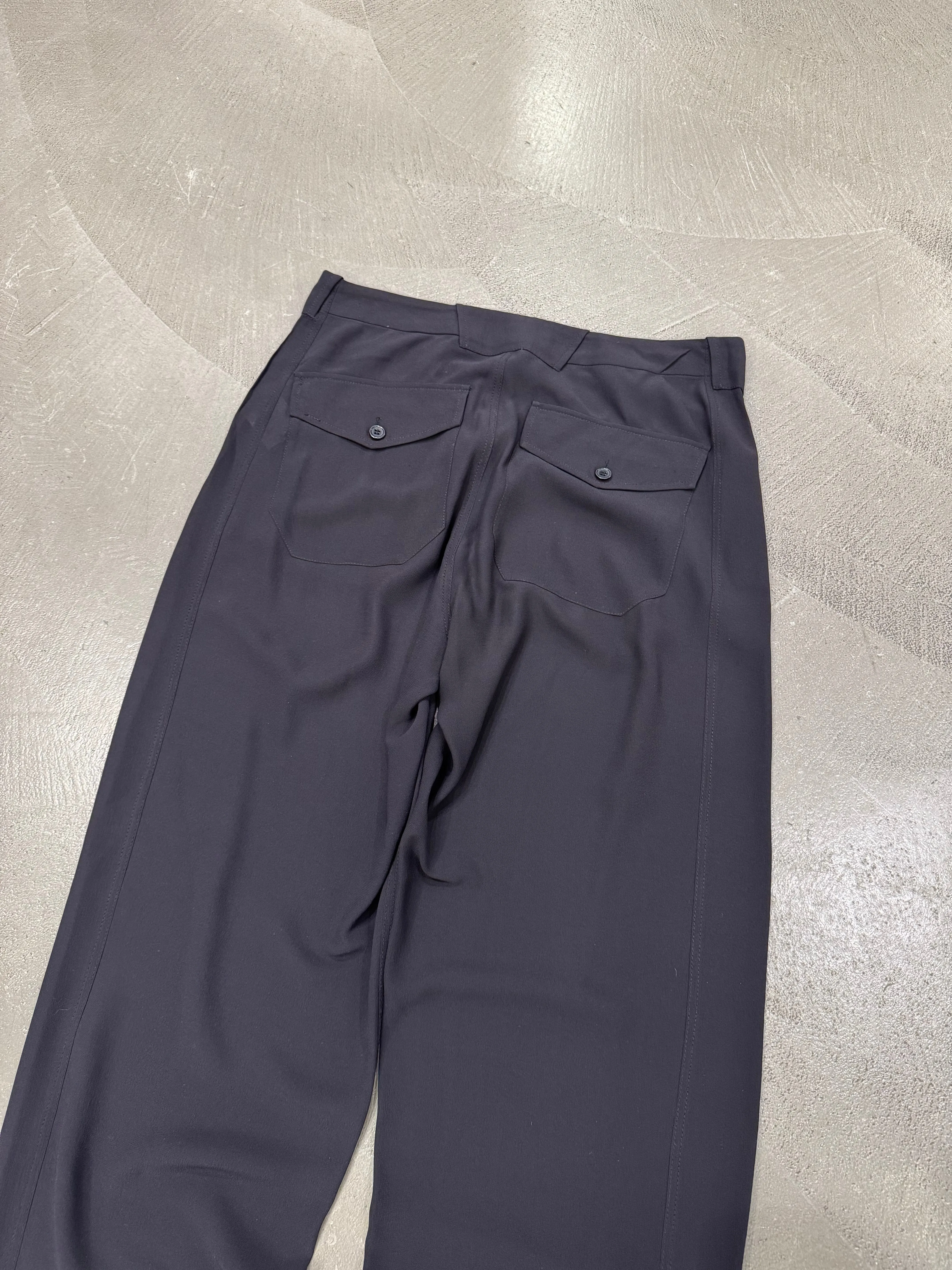 2000s Balenciaga tailored silk pants