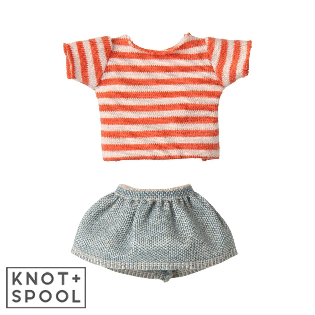 2025 Maileg Big Sister Mouse Knitted Sweater and Skirt
