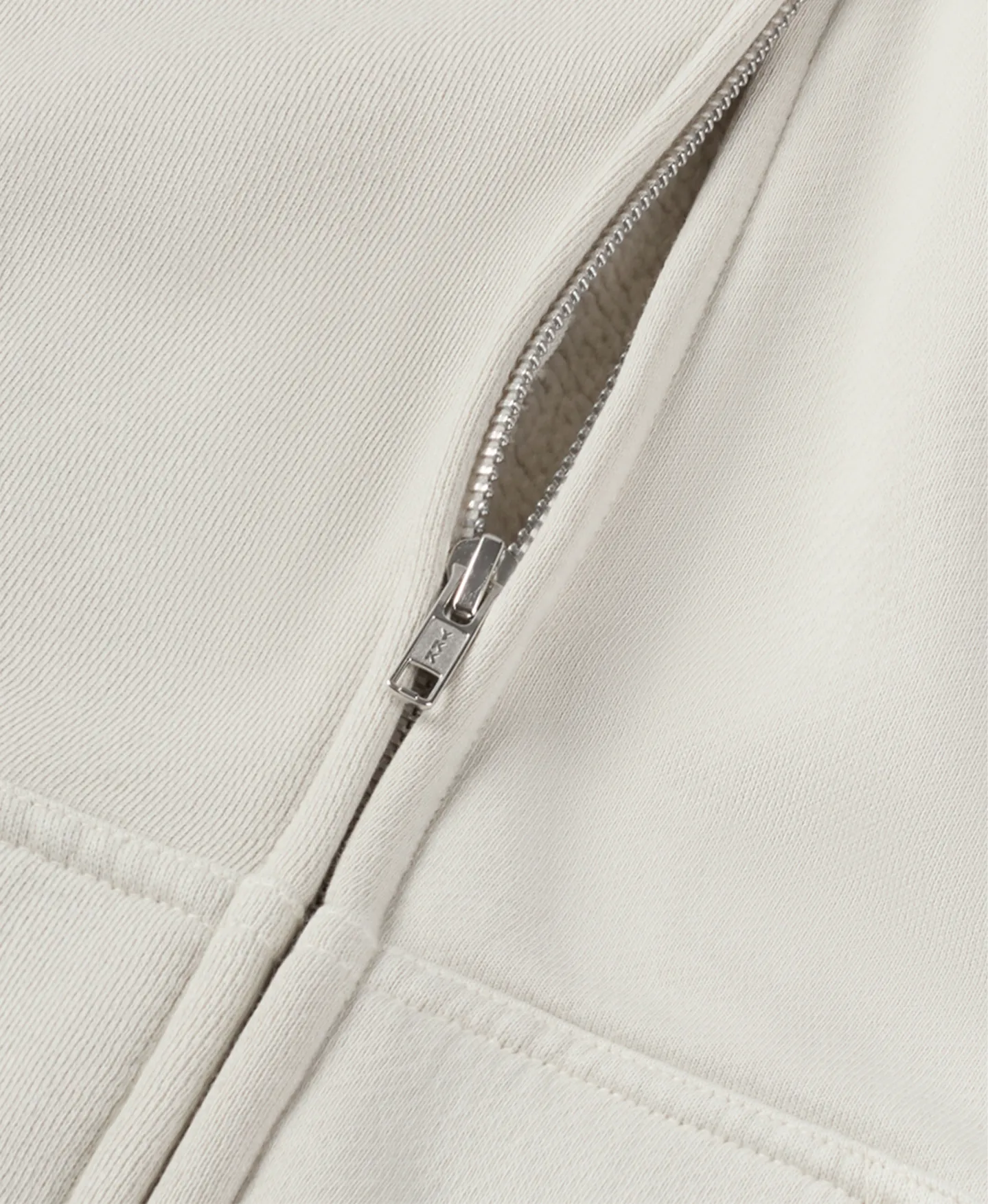 450 GSM 'Ecru' Zipper