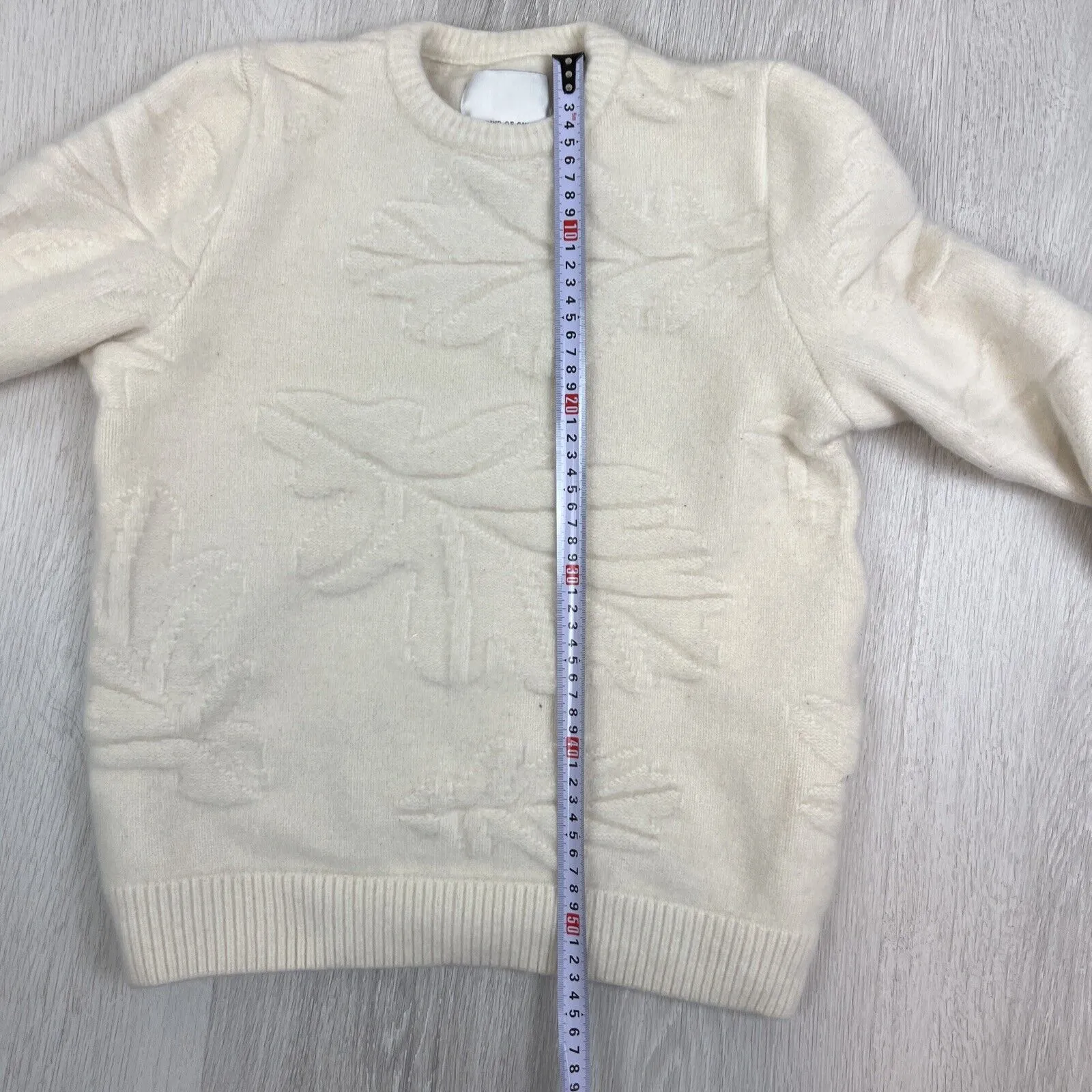 A Kind of Guise Womens Beige Wool Knitted Jumper Sweater Size Medium