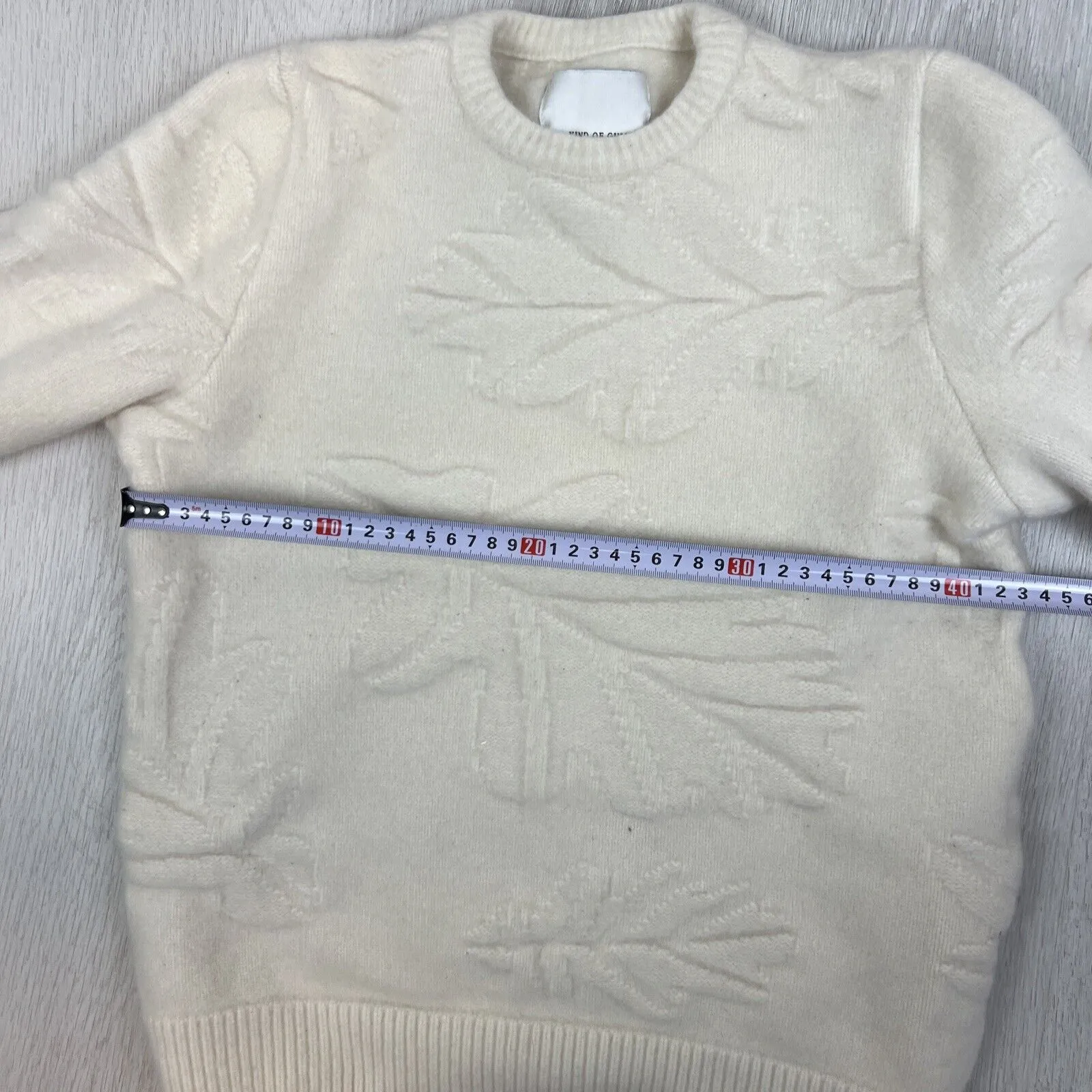 A Kind of Guise Womens Beige Wool Knitted Jumper Sweater Size Medium