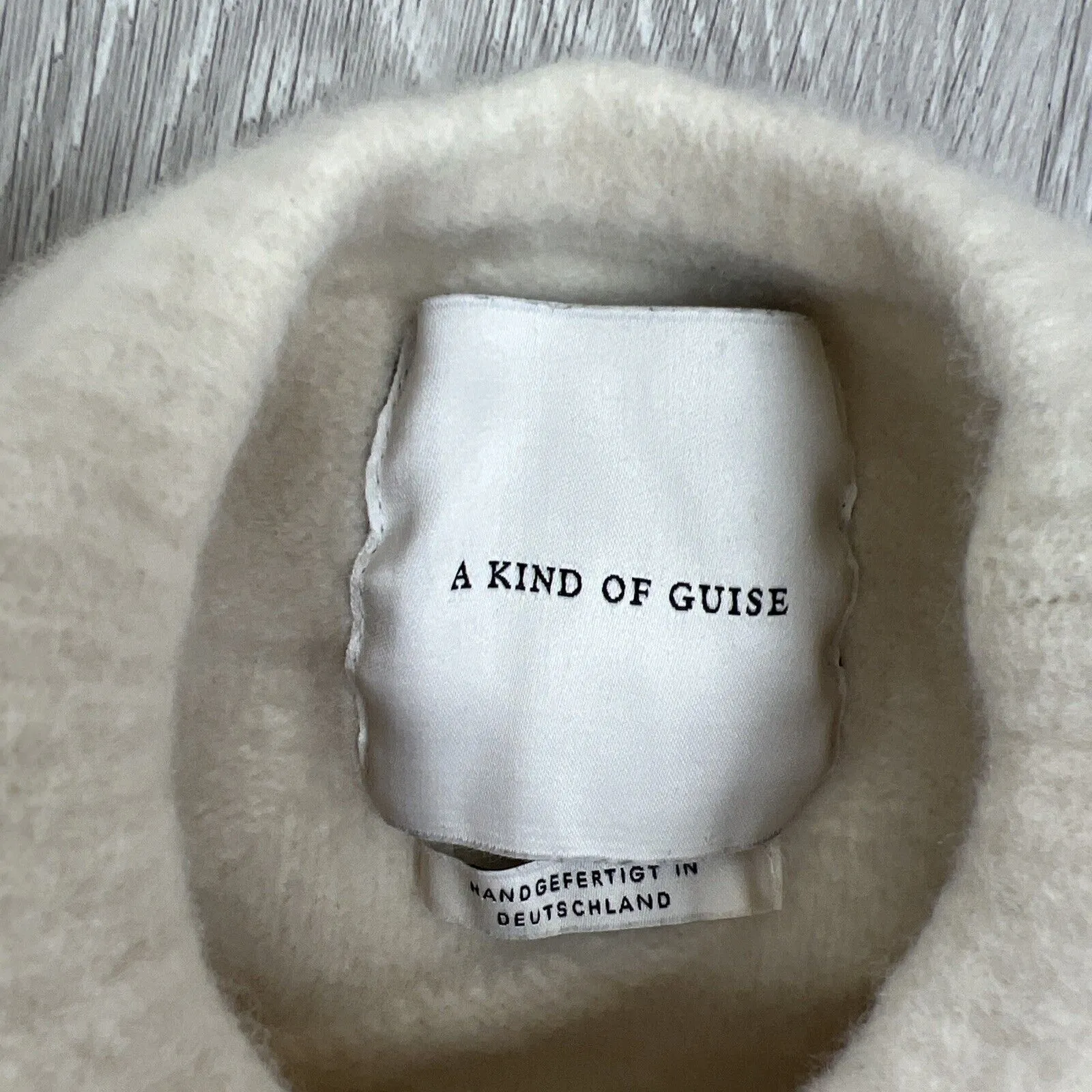 A Kind of Guise Womens Beige Wool Knitted Jumper Sweater Size Medium