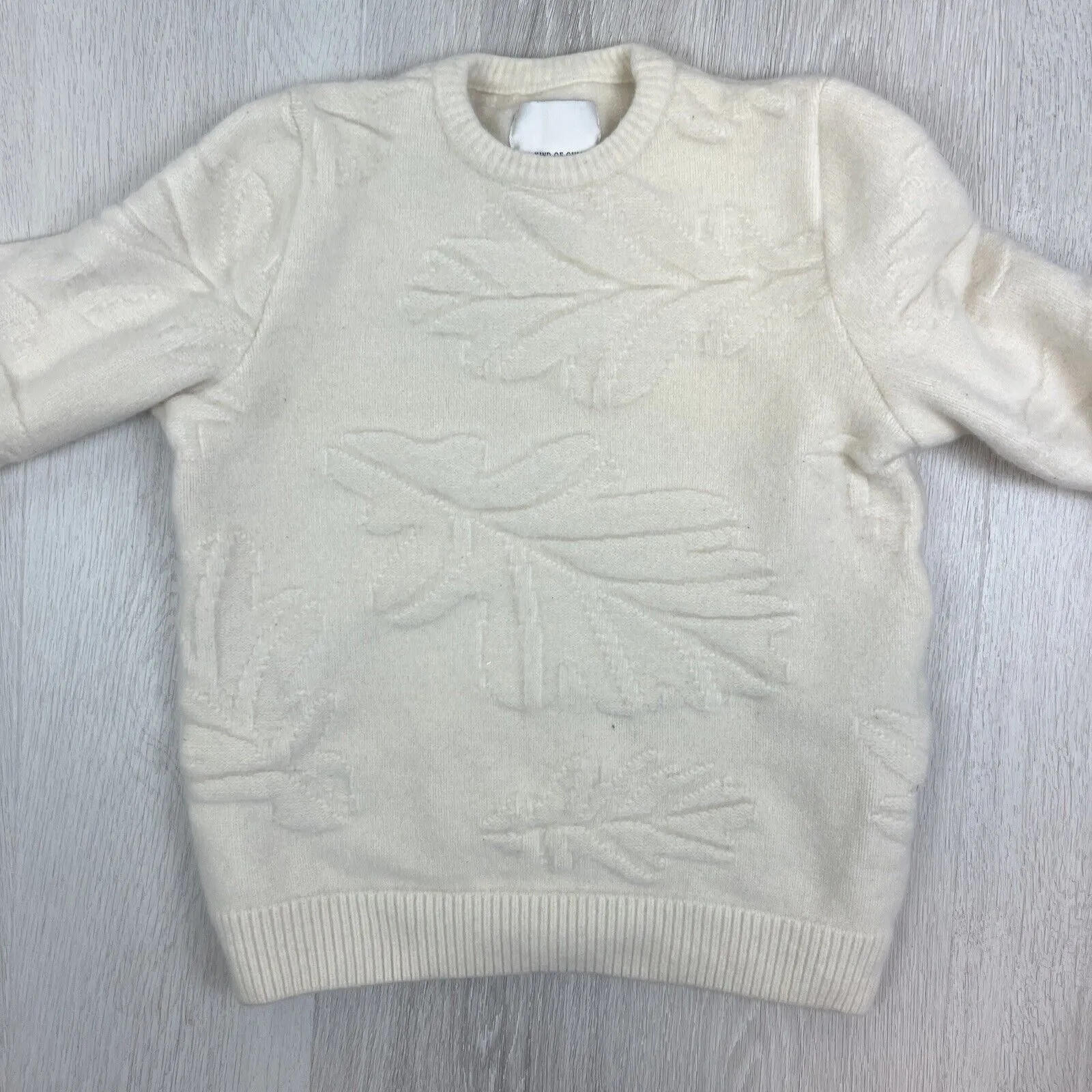 A Kind of Guise Womens Beige Wool Knitted Jumper Sweater Size Medium