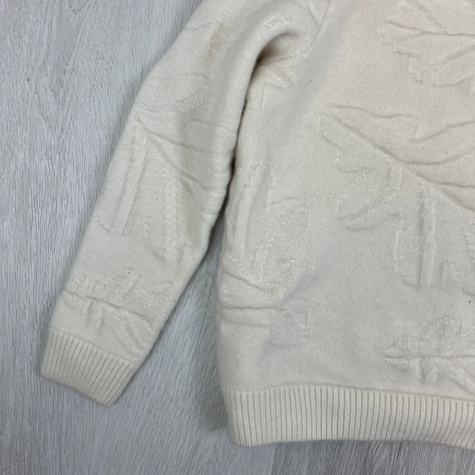 A Kind of Guise Womens Beige Wool Knitted Jumper Sweater Size Medium