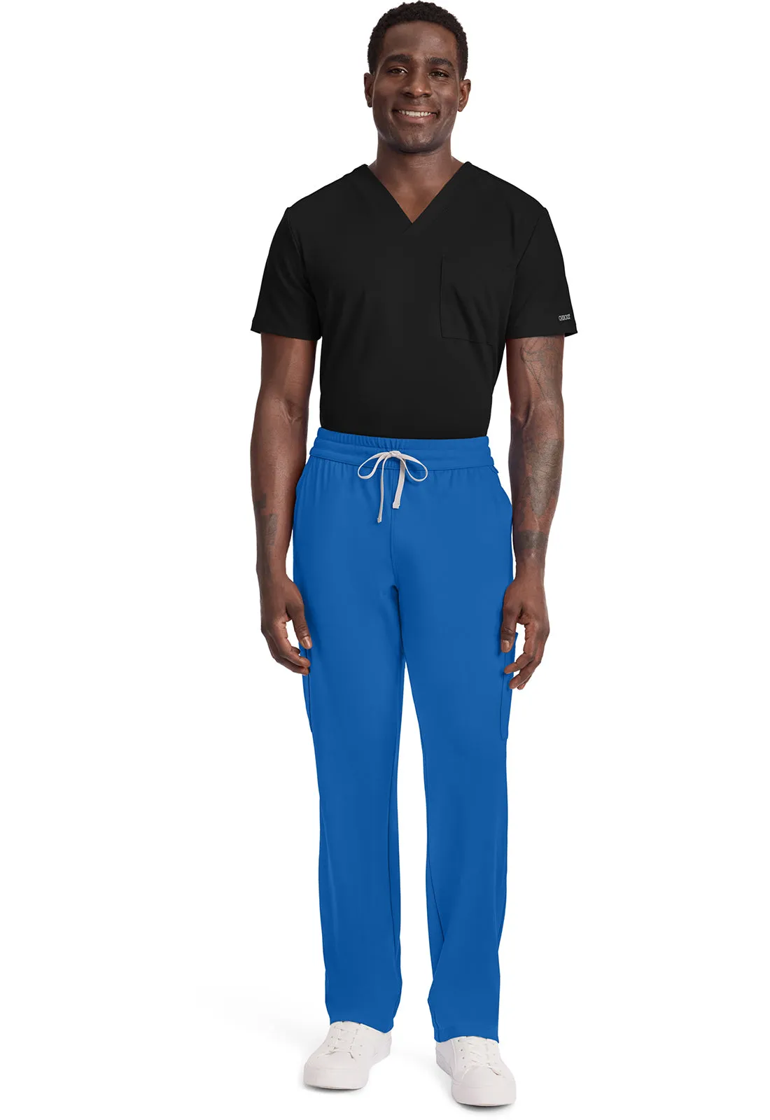 Achieve CK036 Men's 5-Pocket Straight Leg Pants Royal
