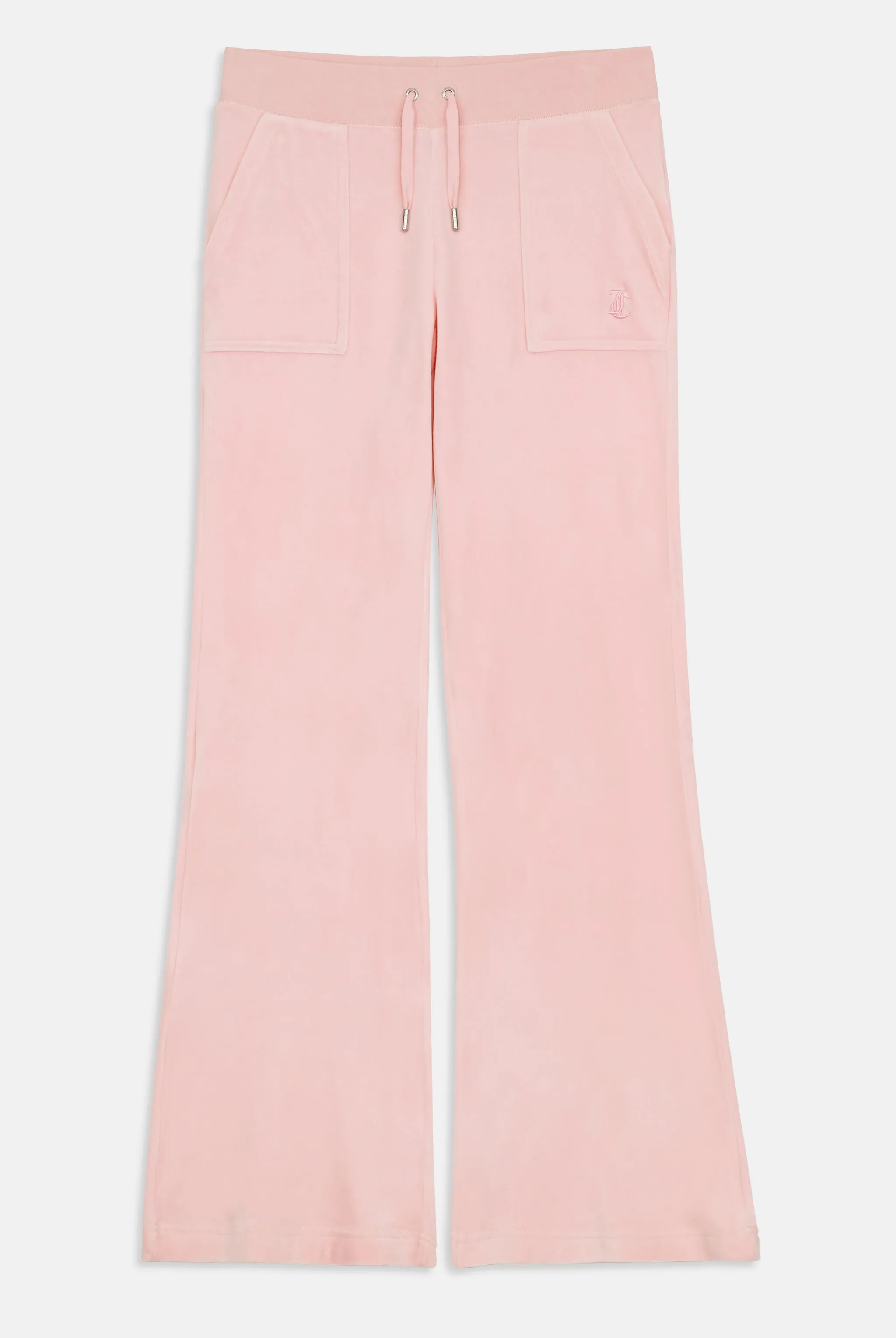 ALMOND BLOSSOM LOW RISE FLARE CLASSIC VELOUR TRACK PANT