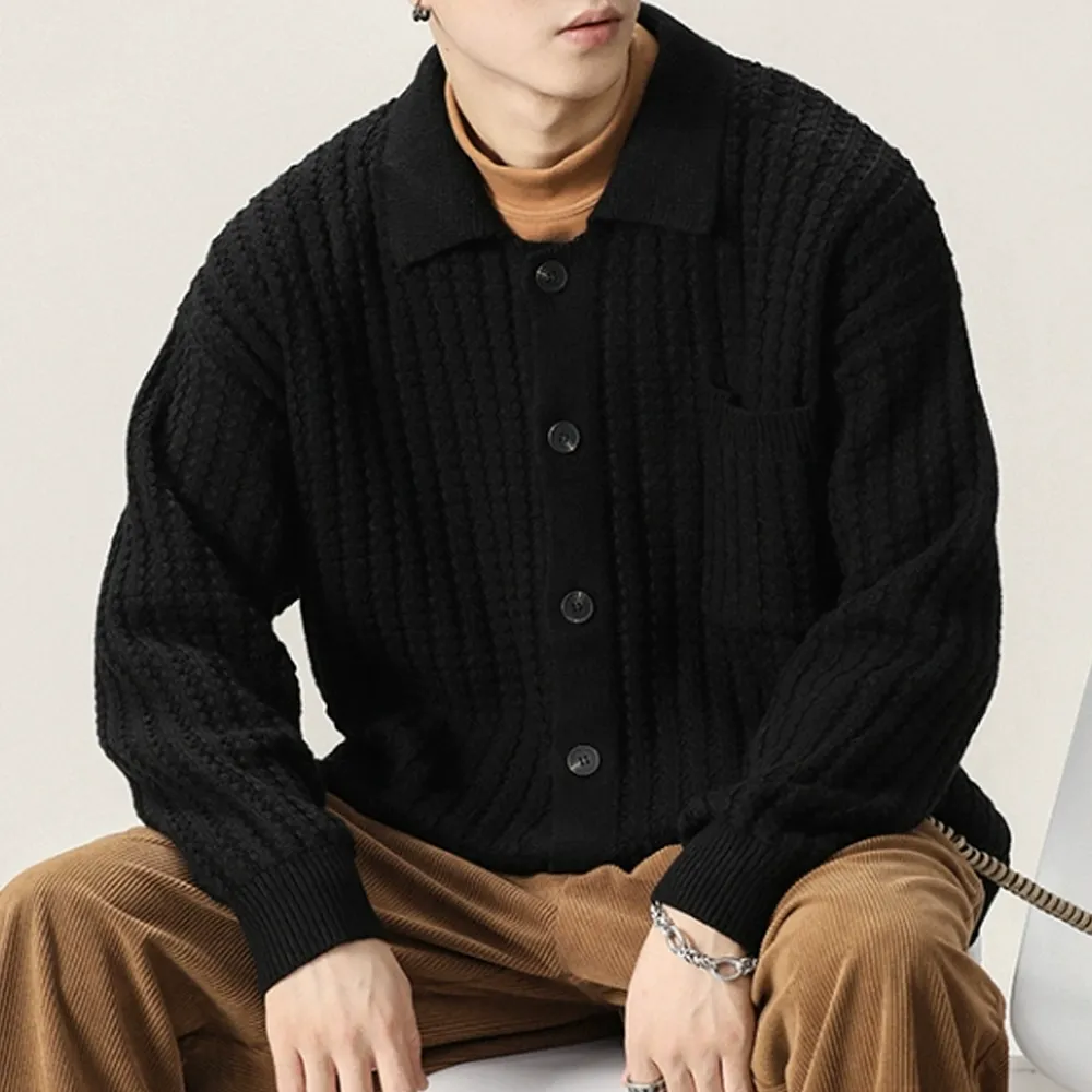 American Workwear Knitted Cardigan Sweater