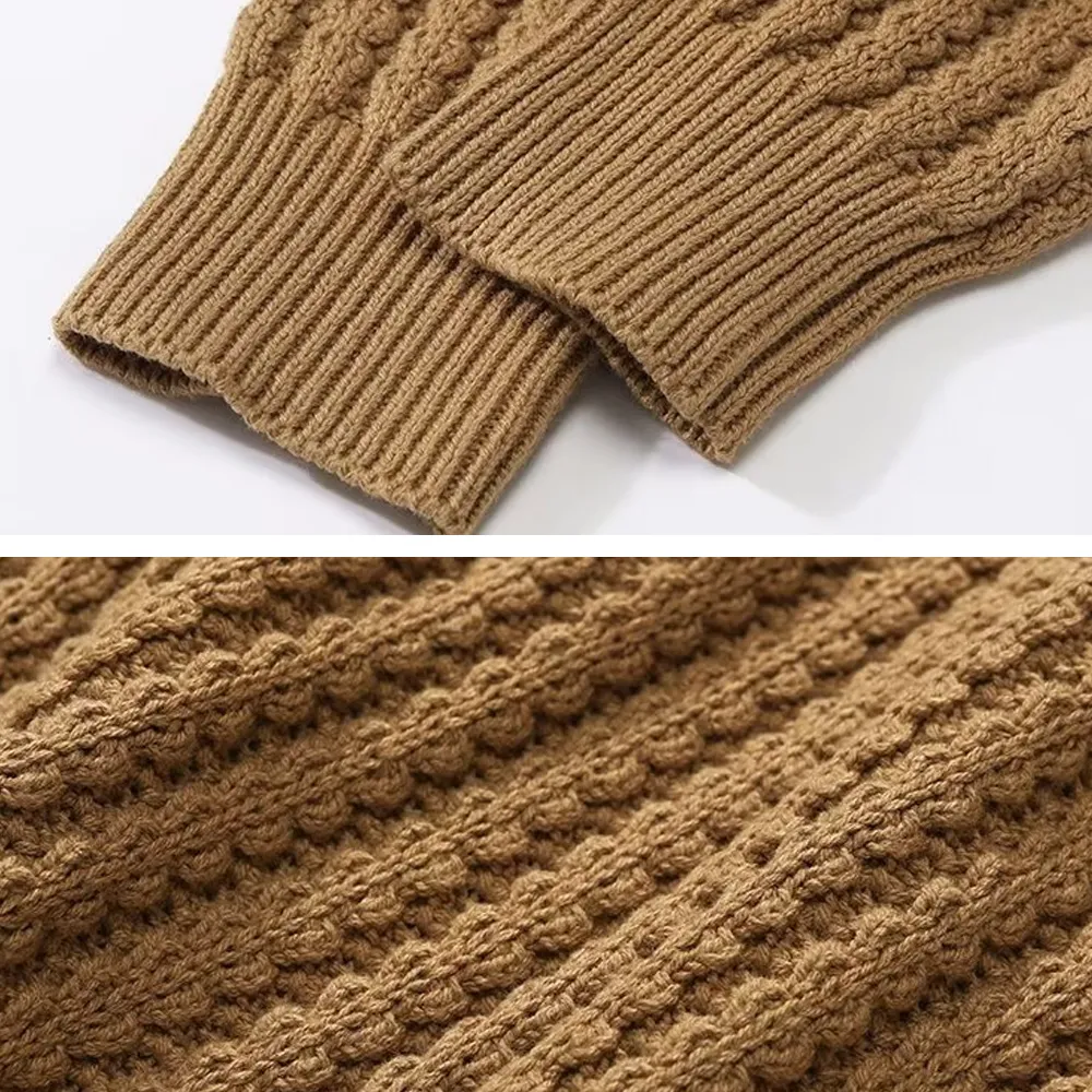 American Workwear Knitted Cardigan Sweater