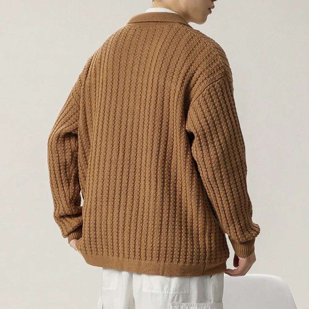 American Workwear Knitted Cardigan Sweater