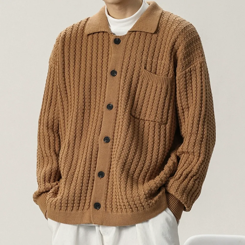 American Workwear Knitted Cardigan Sweater