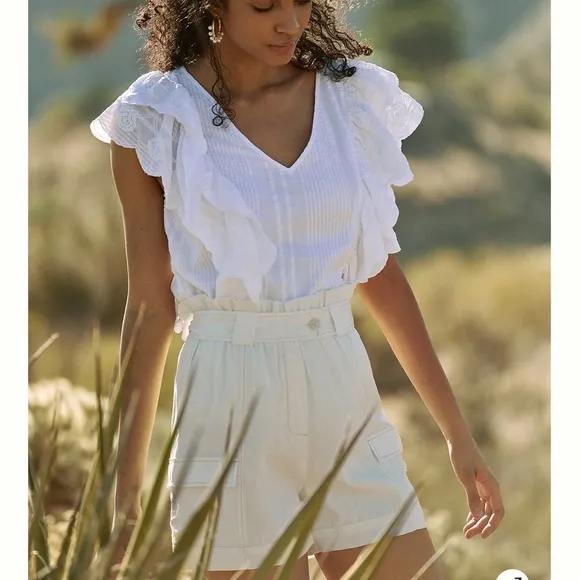 ANTHROPOLOGIE Cinched Cargo Shorts