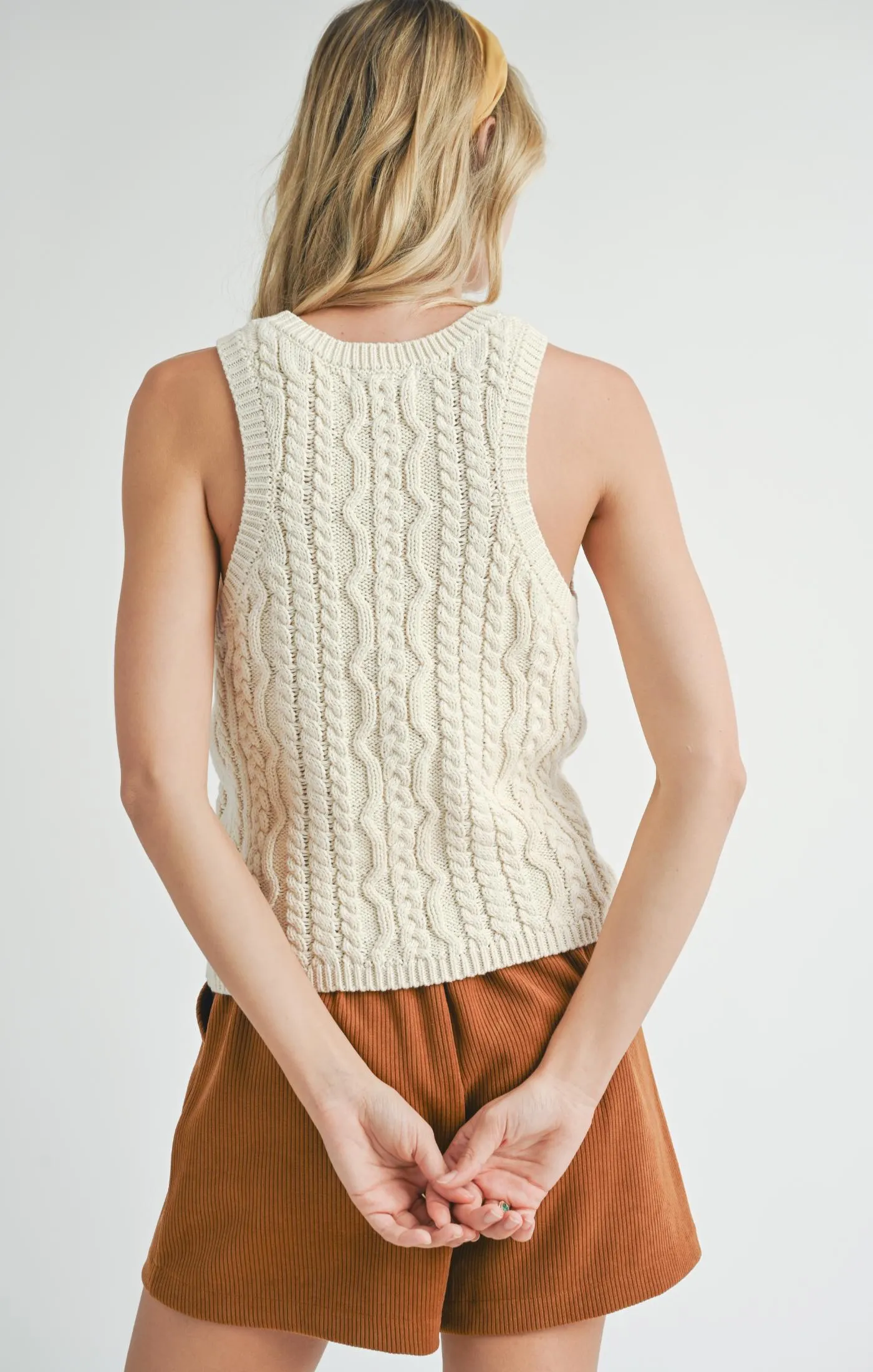 ASTRA CABLE SWEATER TANK