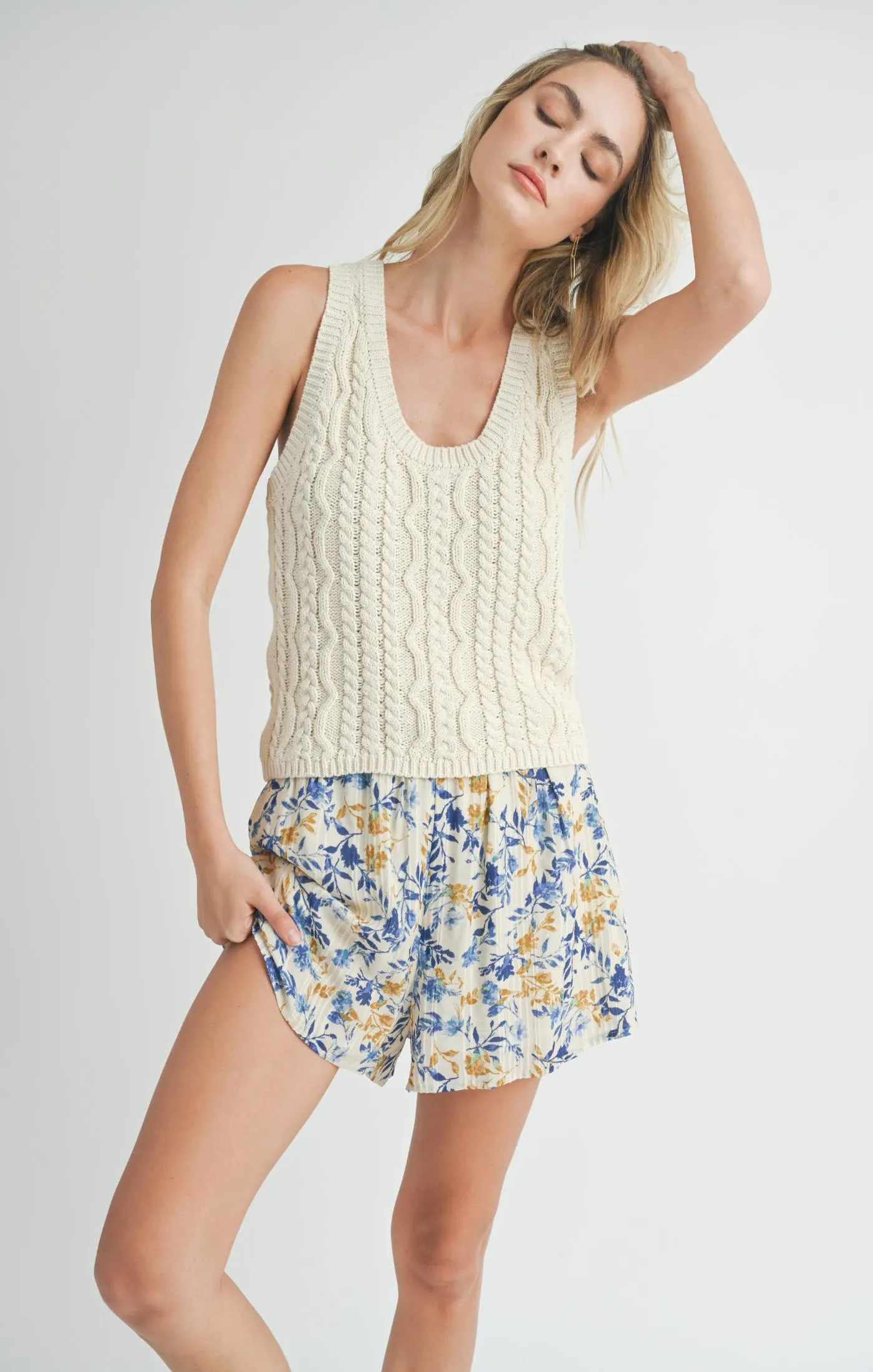 ASTRA CABLE SWEATER TANK