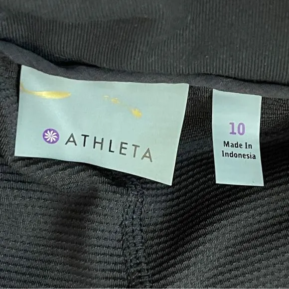 ATHLETA Trekkie Cargo Skort 2.0 Black Size 10