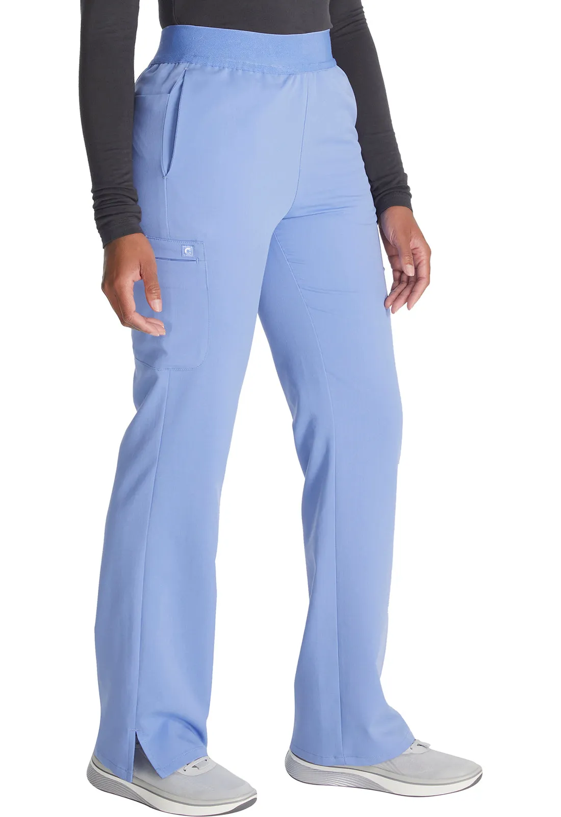 Atmos CK136A Mid Rise Pull-on Straight Leg Pants Ciel