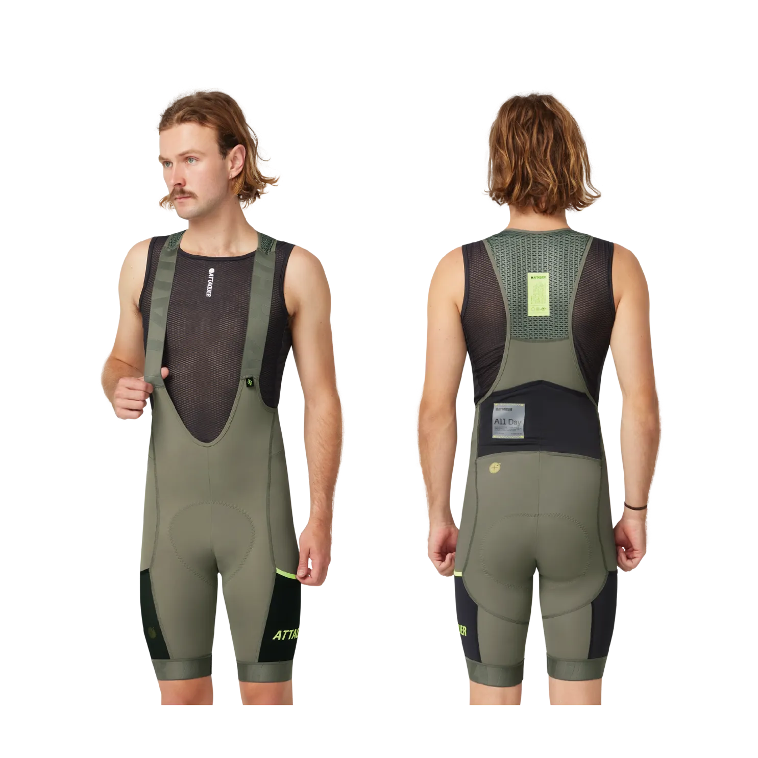 Attaquer All Day Cargo Bib - Grey Smoke