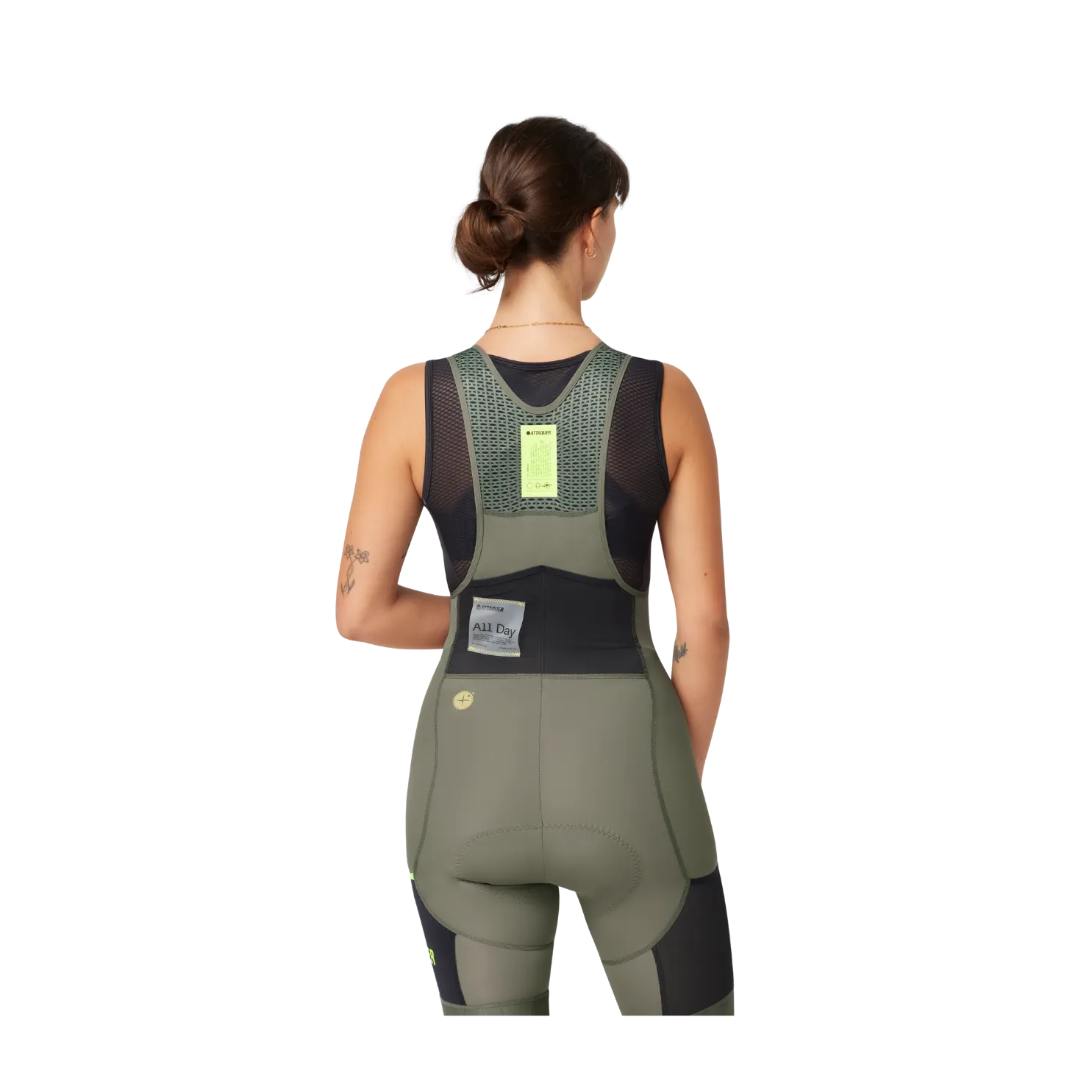 Attaquer Womens All Day Cargo Bib - Grey Smoke
