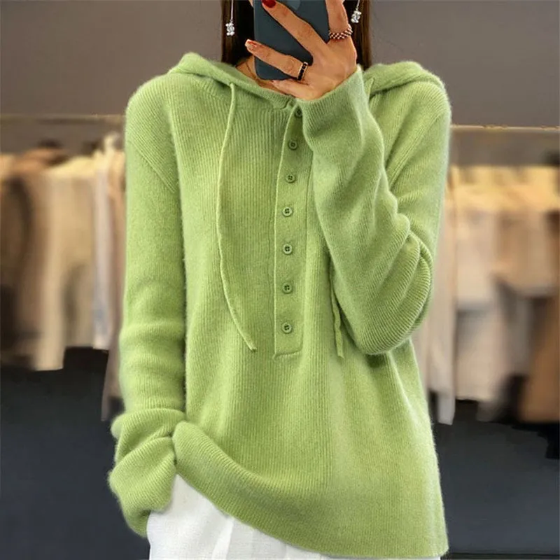 Auhiver - Plain Colour Hoodie