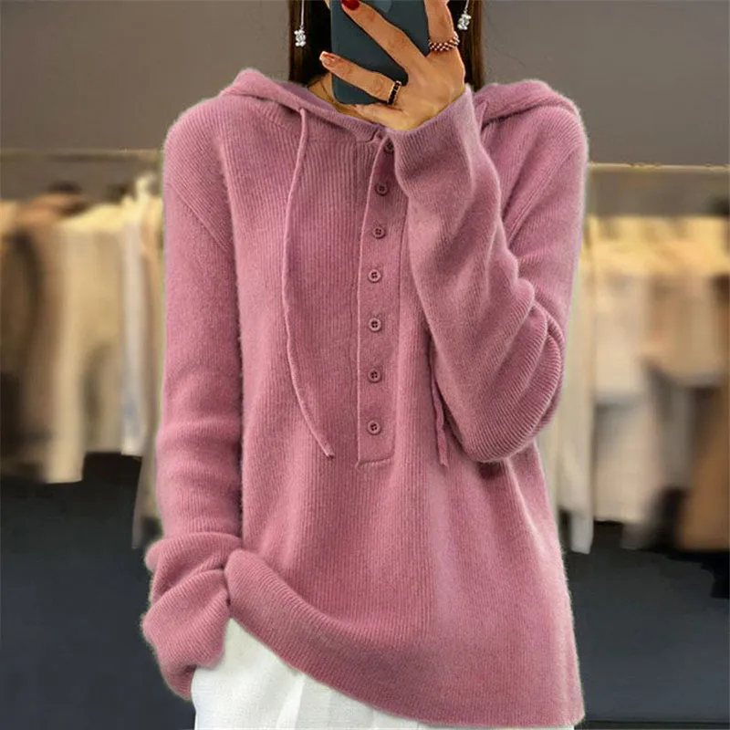 Auhiver - Plain Colour Hoodie