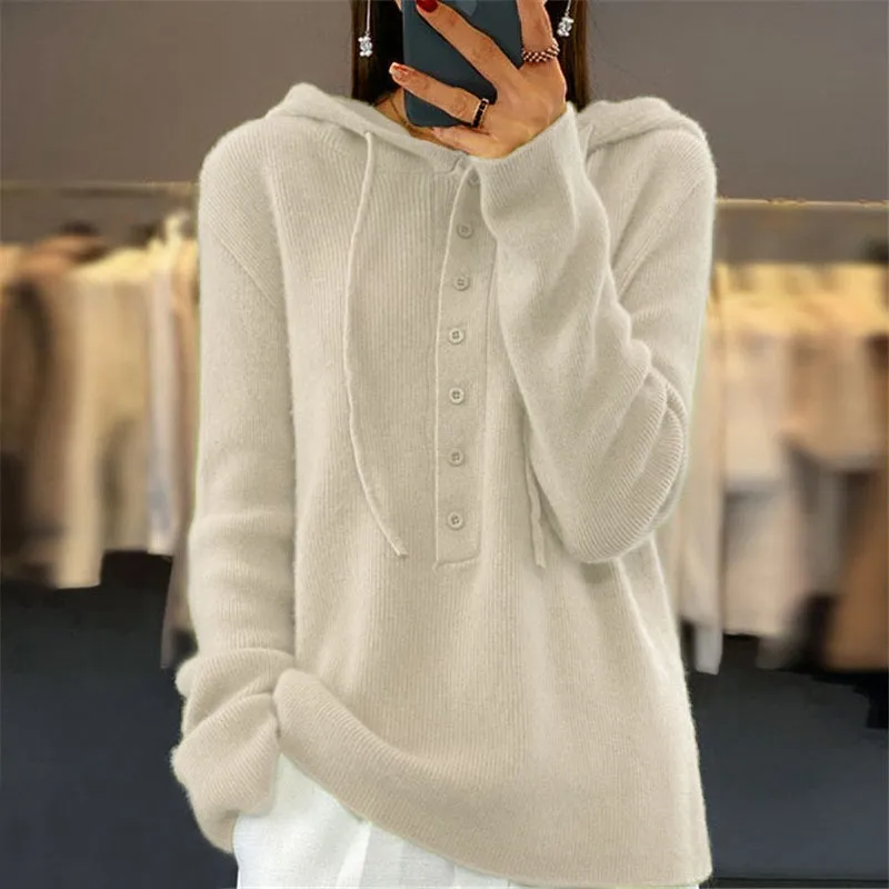 Auhiver - Plain Colour Hoodie