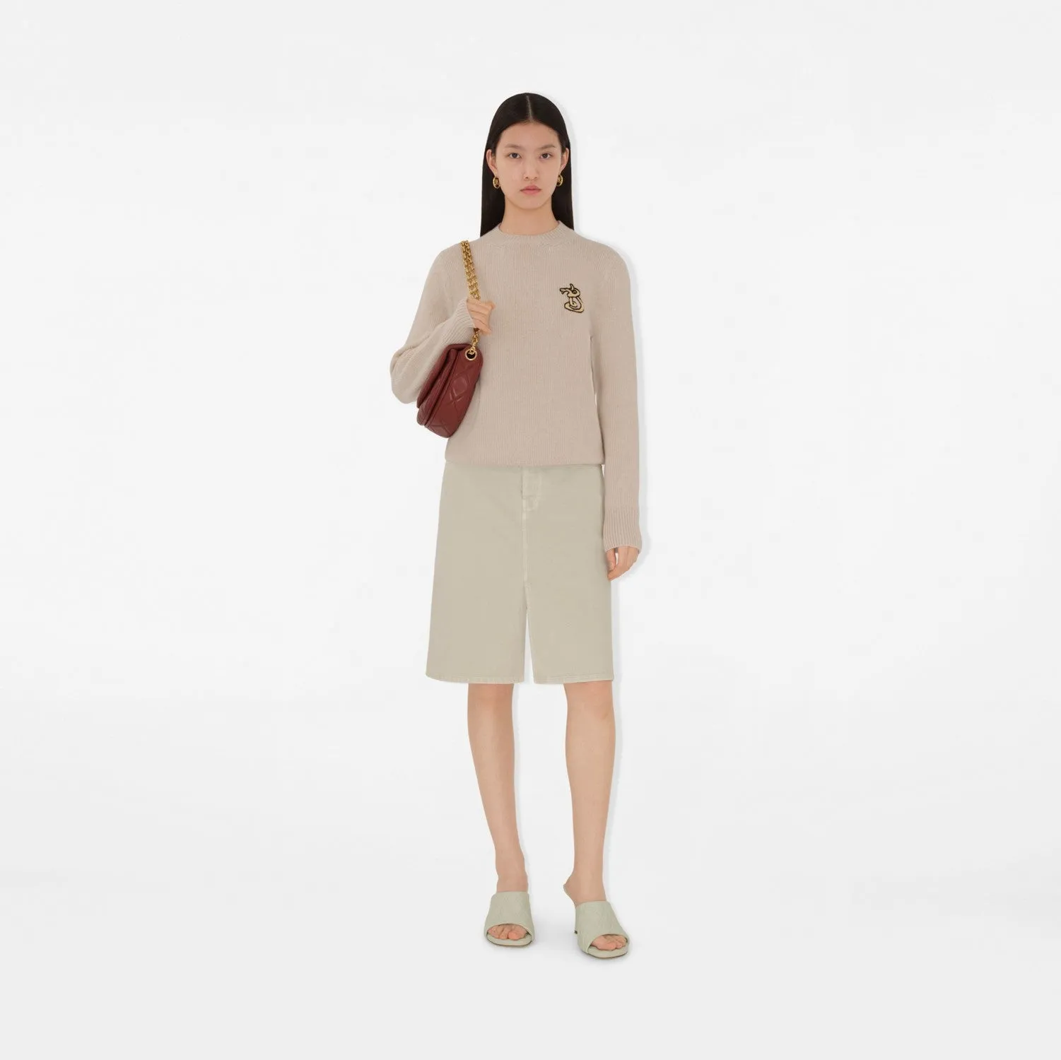 B Snake Wool Cashmere Sweater