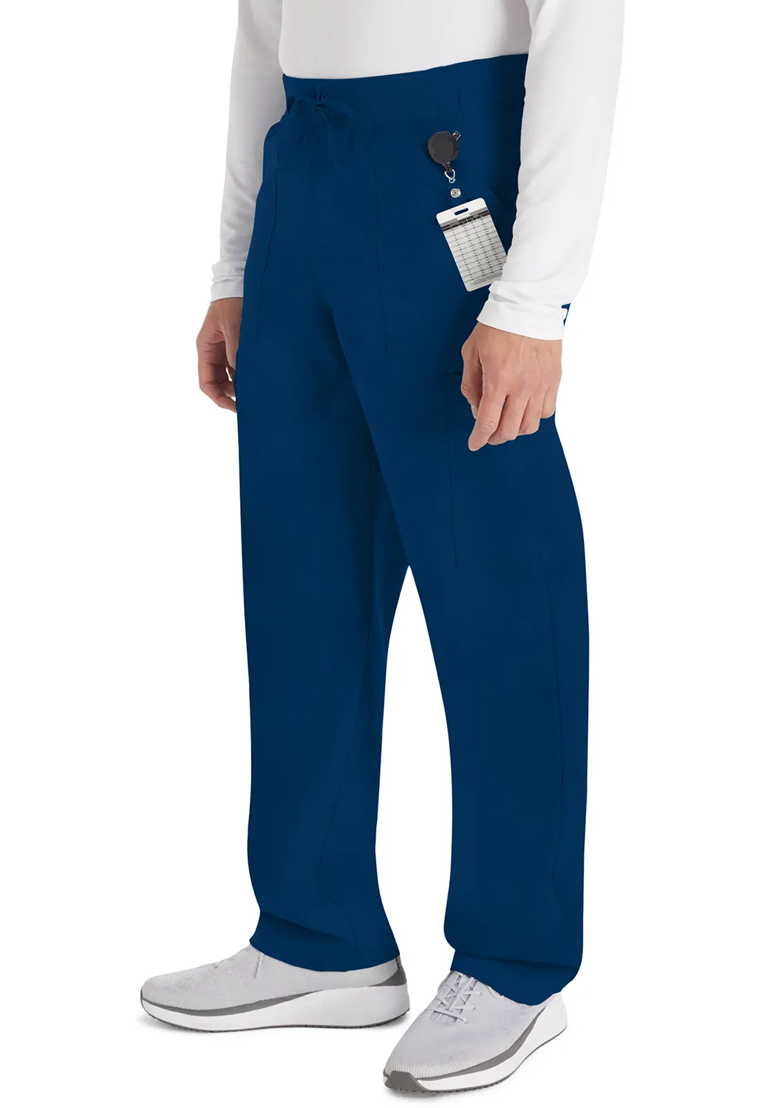 Balance DK270 Men's Mid Rise Zip Fly Straight Leg Pants Navy