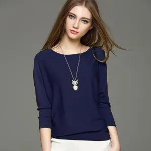 Batwing Knitted Sweater