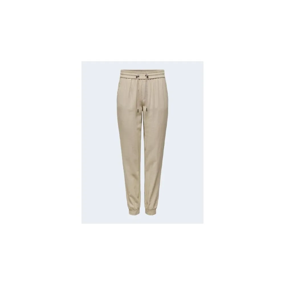 Beige Viscose Jeans & Pant