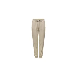 Beige Viscose Jeans & Pant