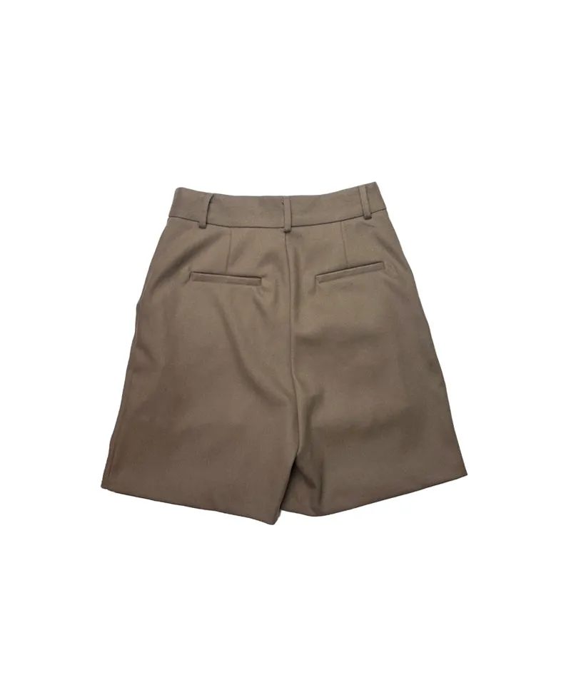 BENECIA 12 Brushed Pocket Shorts 11/8 - Beige