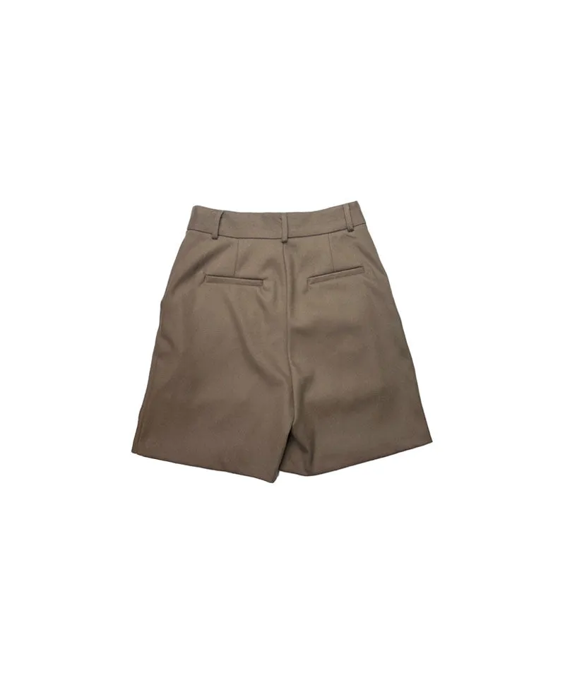 BENECIA 12 Fleece Pocket Shorts - Brown