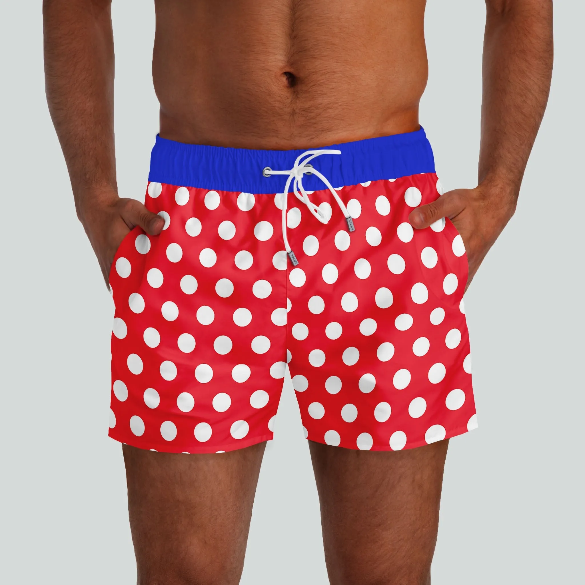Big Sur Red Swim Shorts