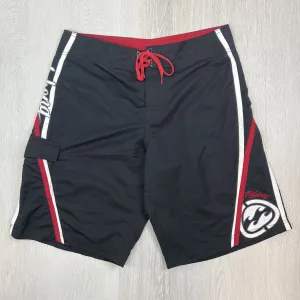 Billabong Mens Black Y2K Long Board Shorts Size 36