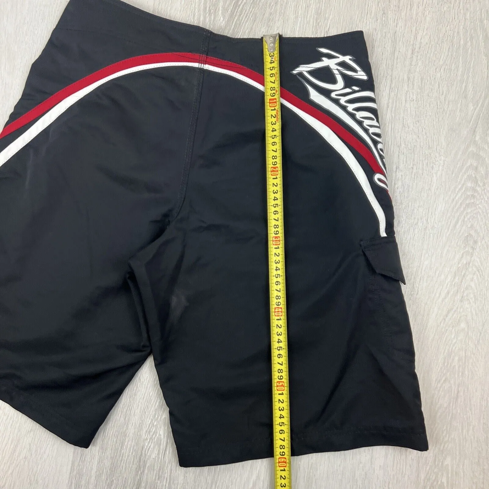 Billabong Mens Black Y2K Long Board Shorts Size 36