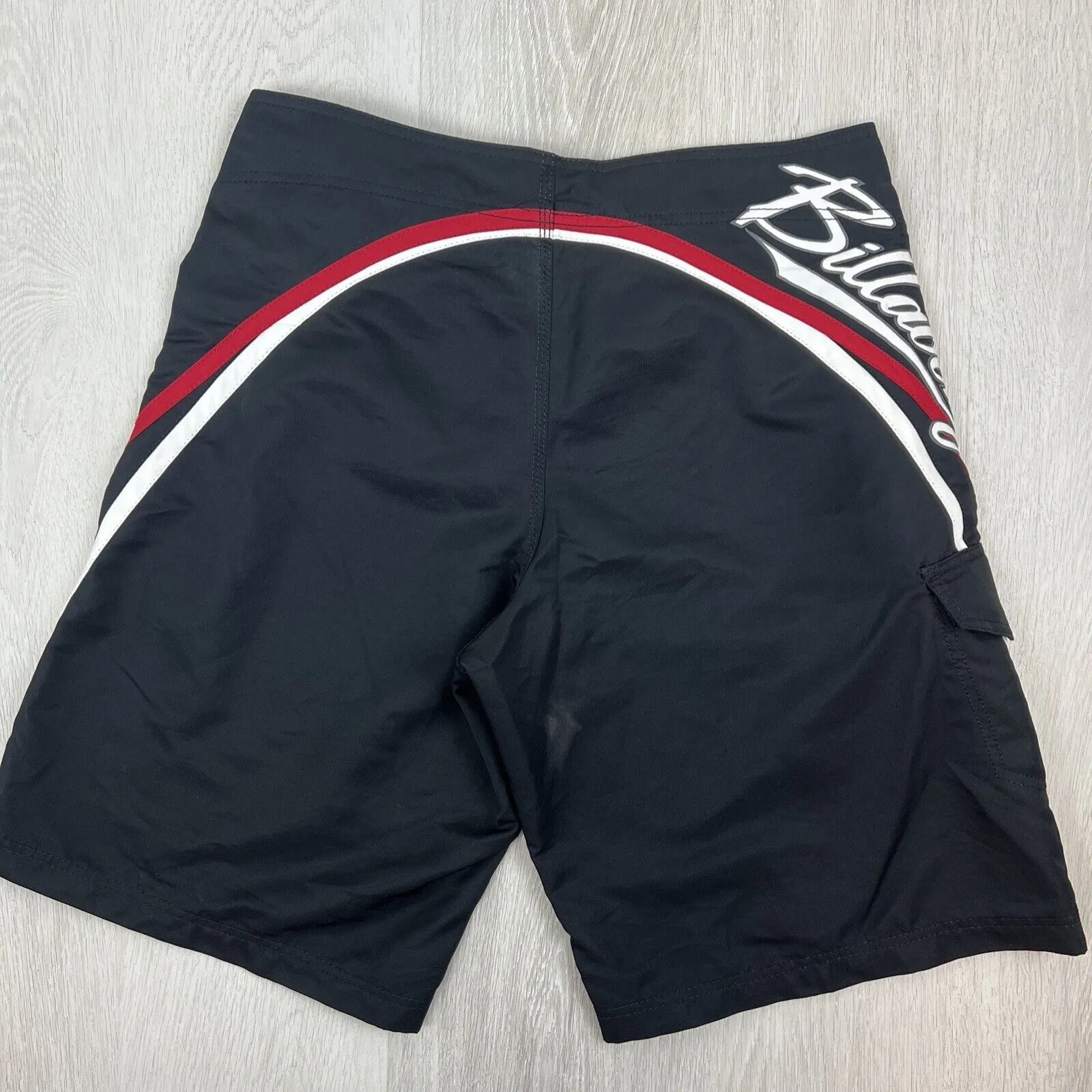 Billabong Mens Black Y2K Long Board Shorts Size 36