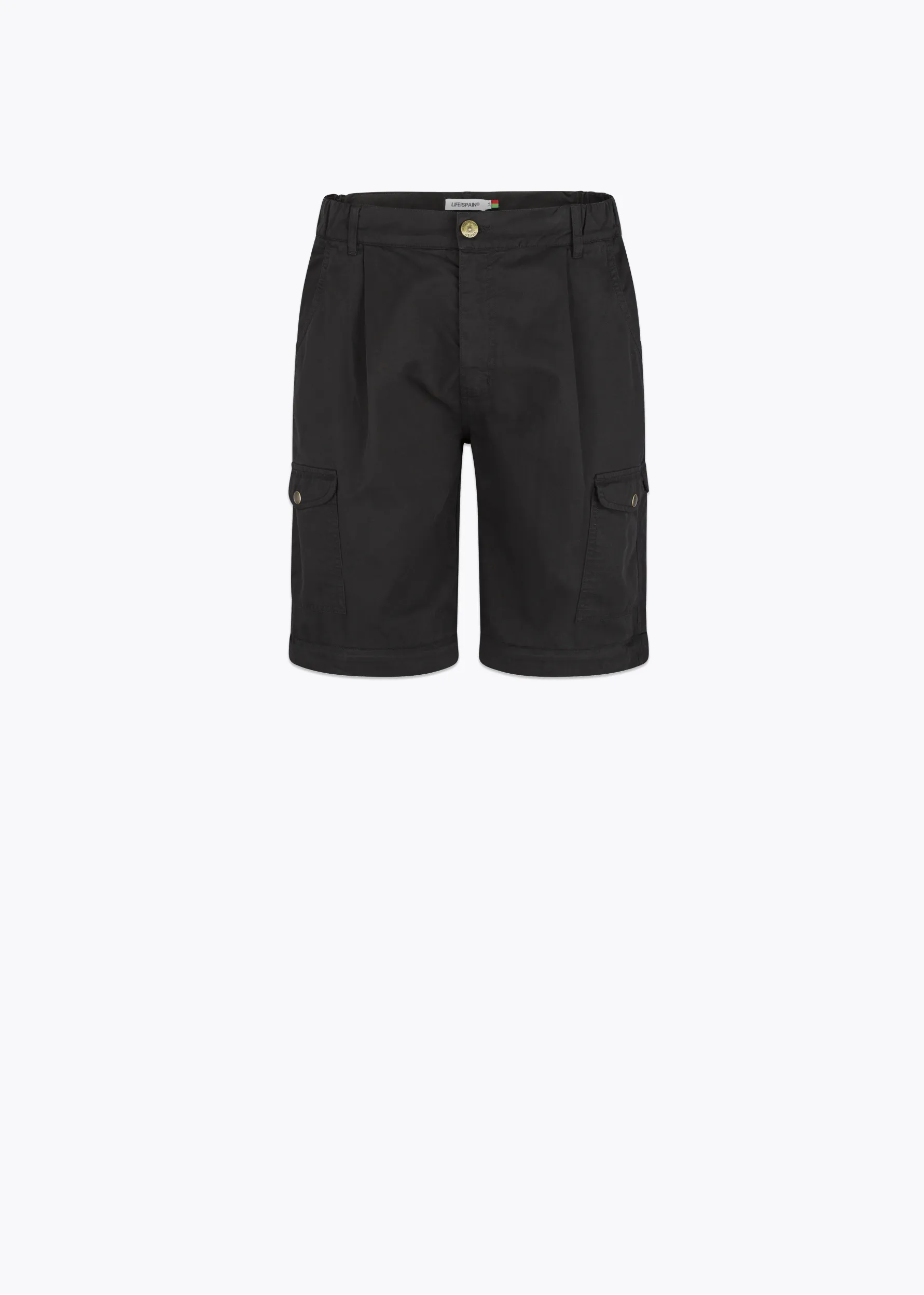 Black cargo trousers/shorts