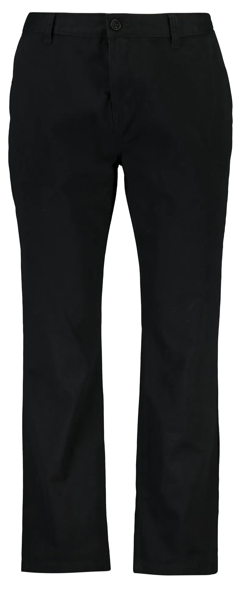 Black Straight Leg Chino Pants