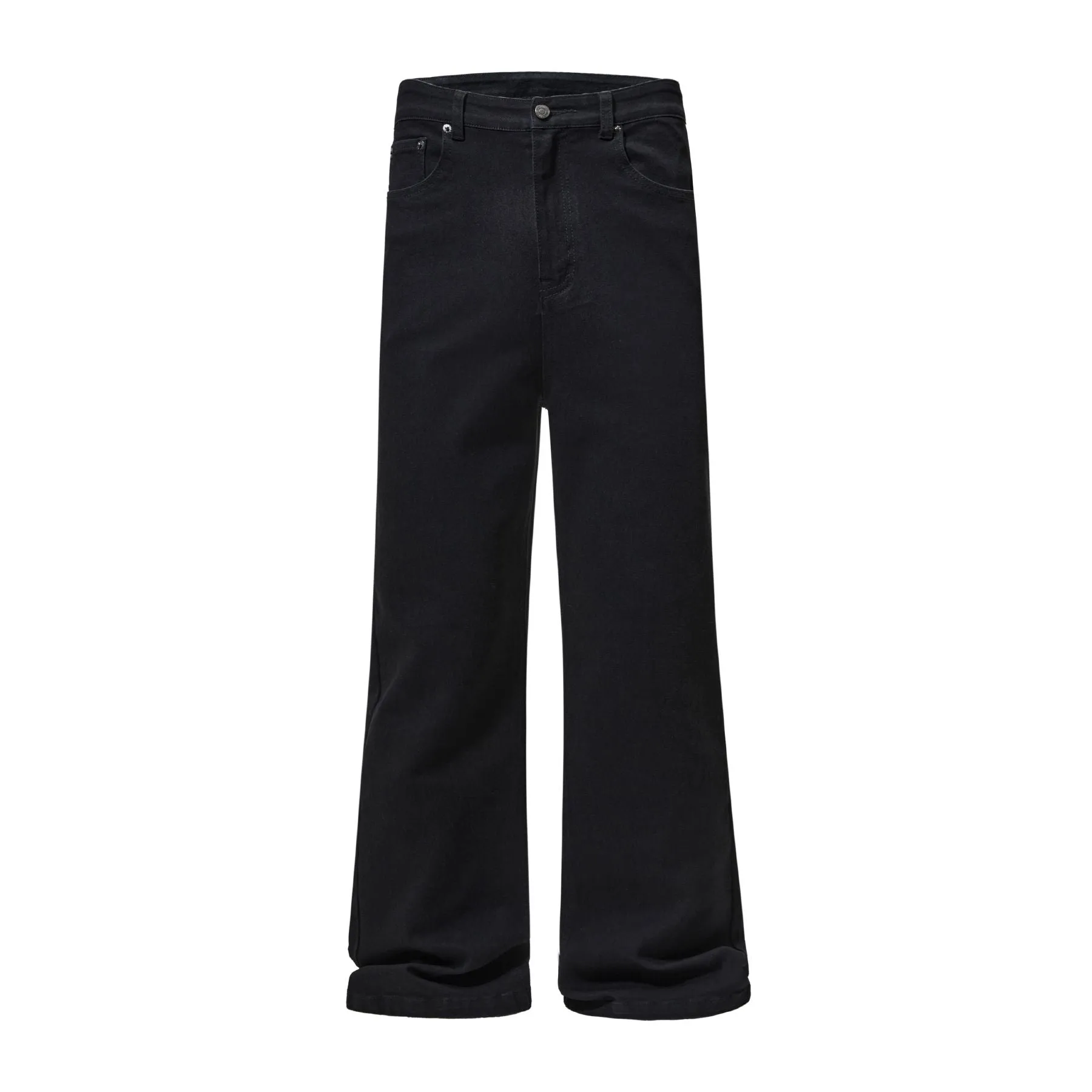 Black Stretch Bootcut Jeans