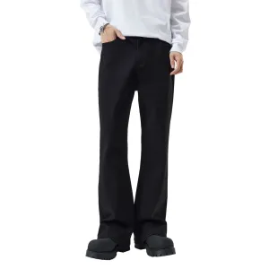 Black Stretch Bootcut Jeans