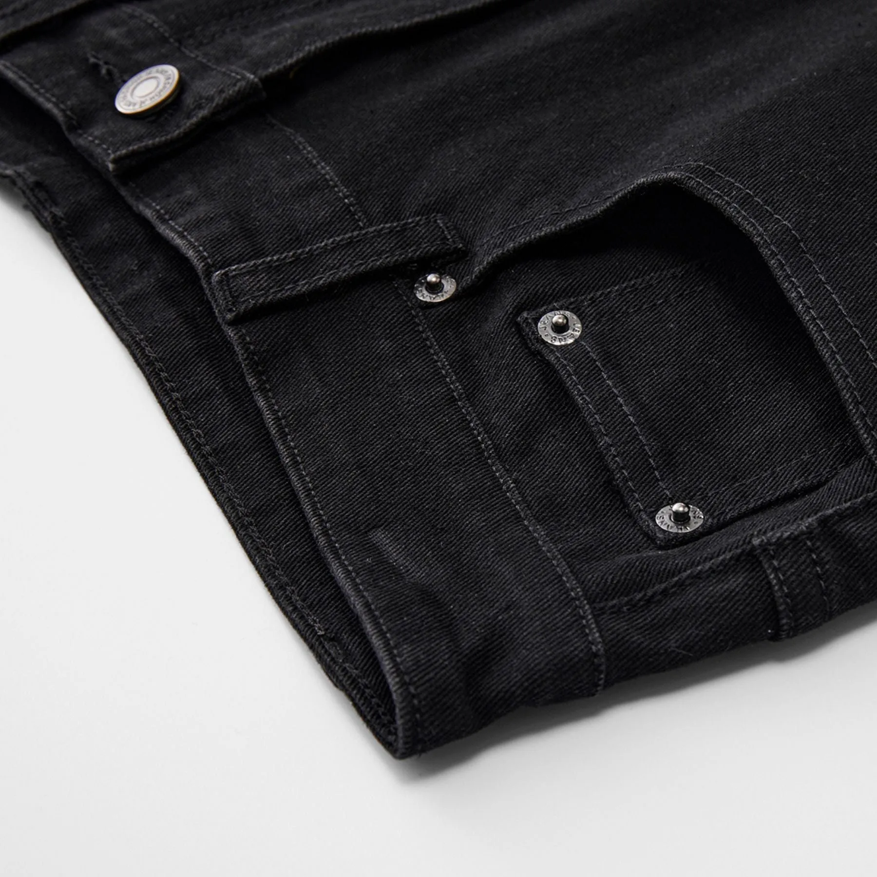Black Stretch Bootcut Jeans
