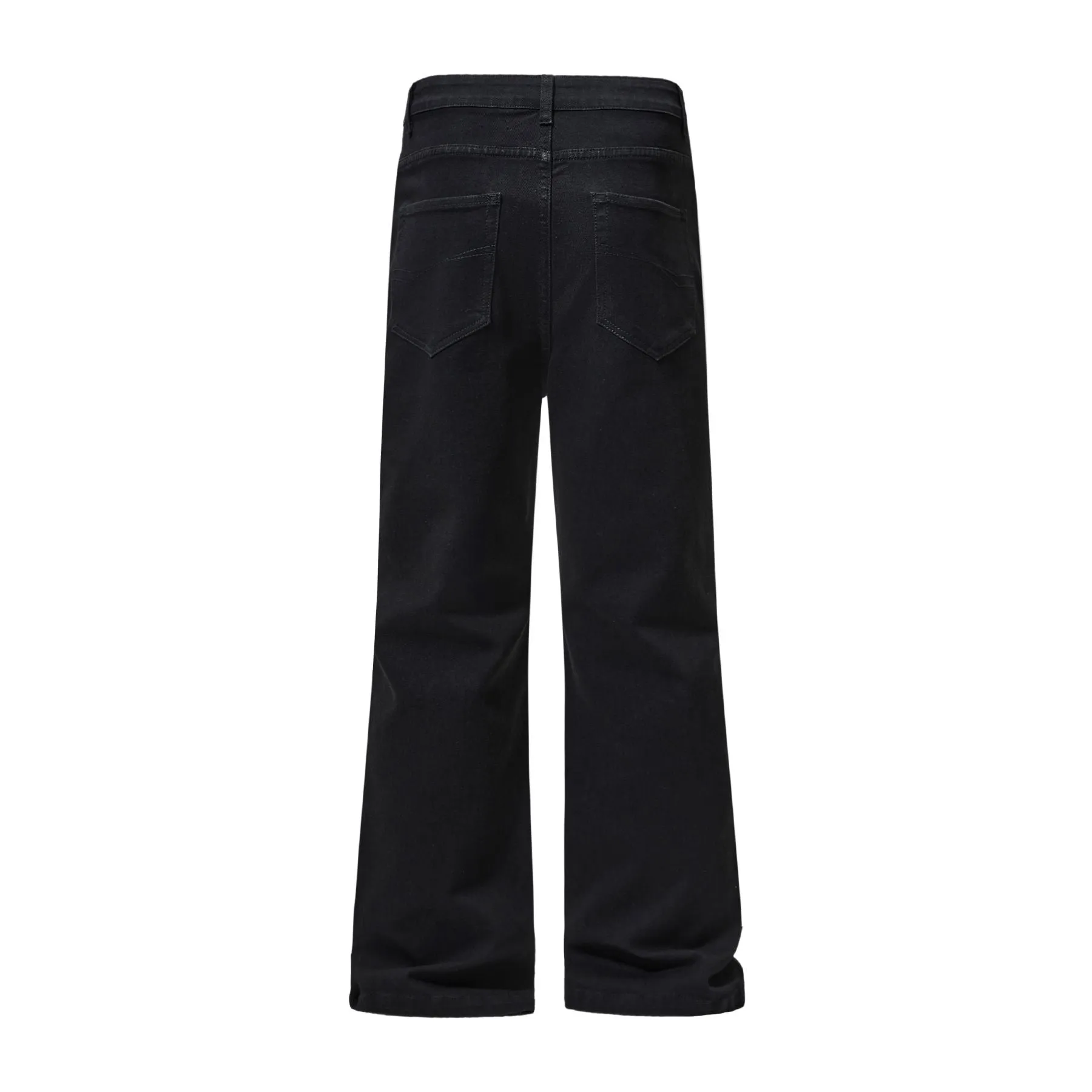 Black Stretch Bootcut Jeans