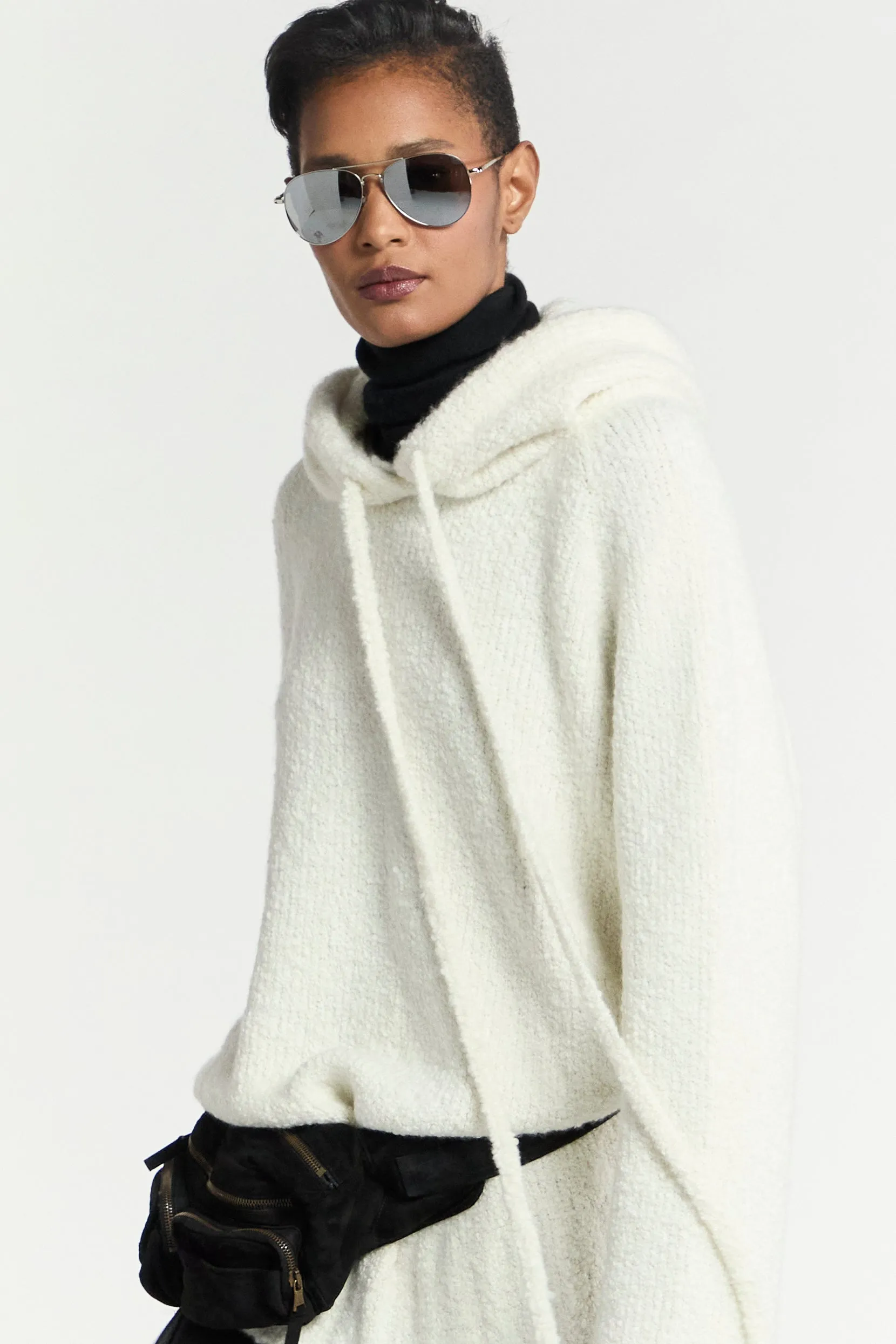 Bonnie Young Cashmere Boucle Hoodie
