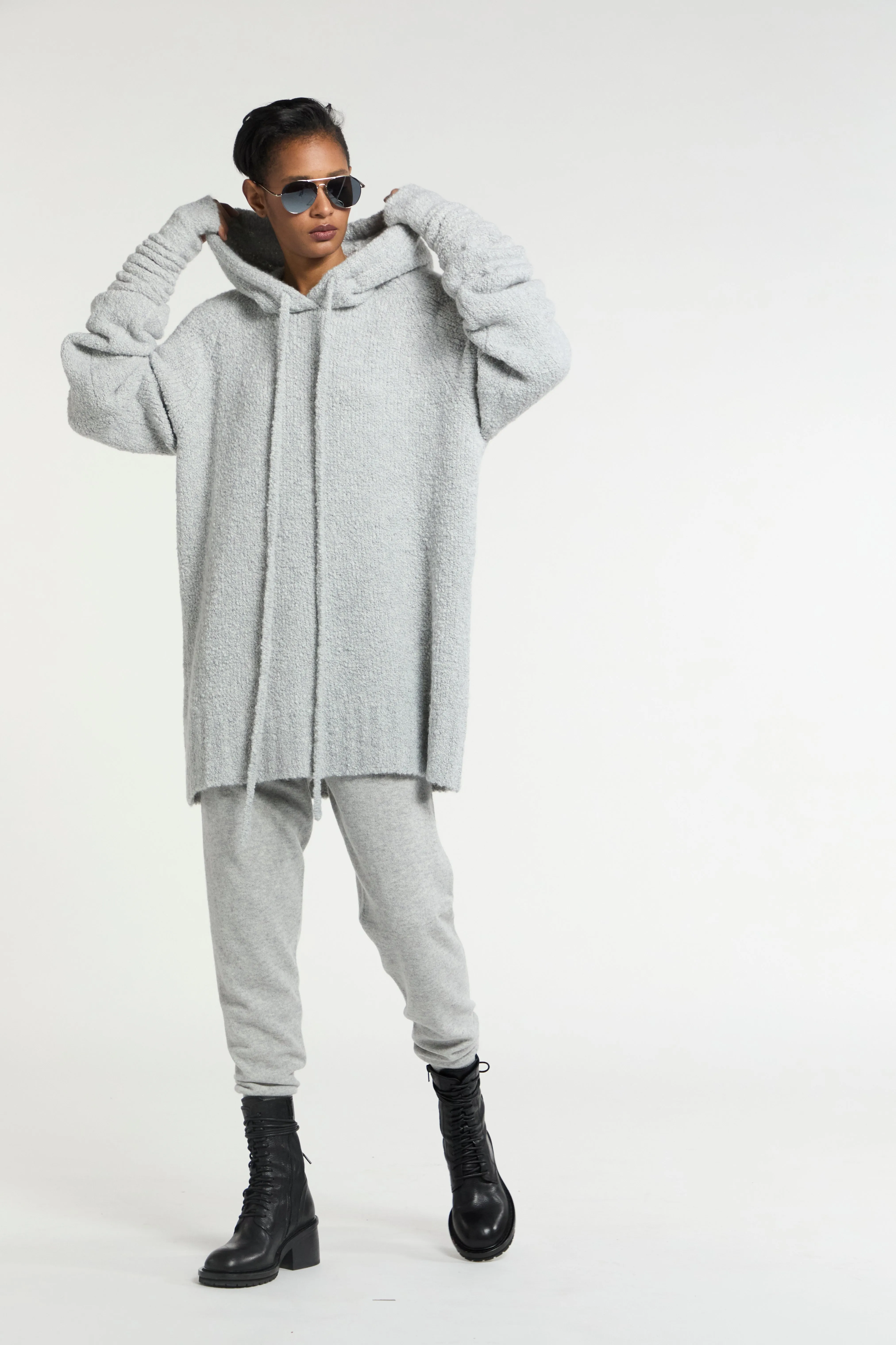 Bonnie Young Cashmere Boucle Hoodie