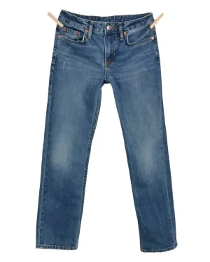 BOY SIZE 12 YEARS - POLO, Straight Fit Cotton Jeans VGUC B17