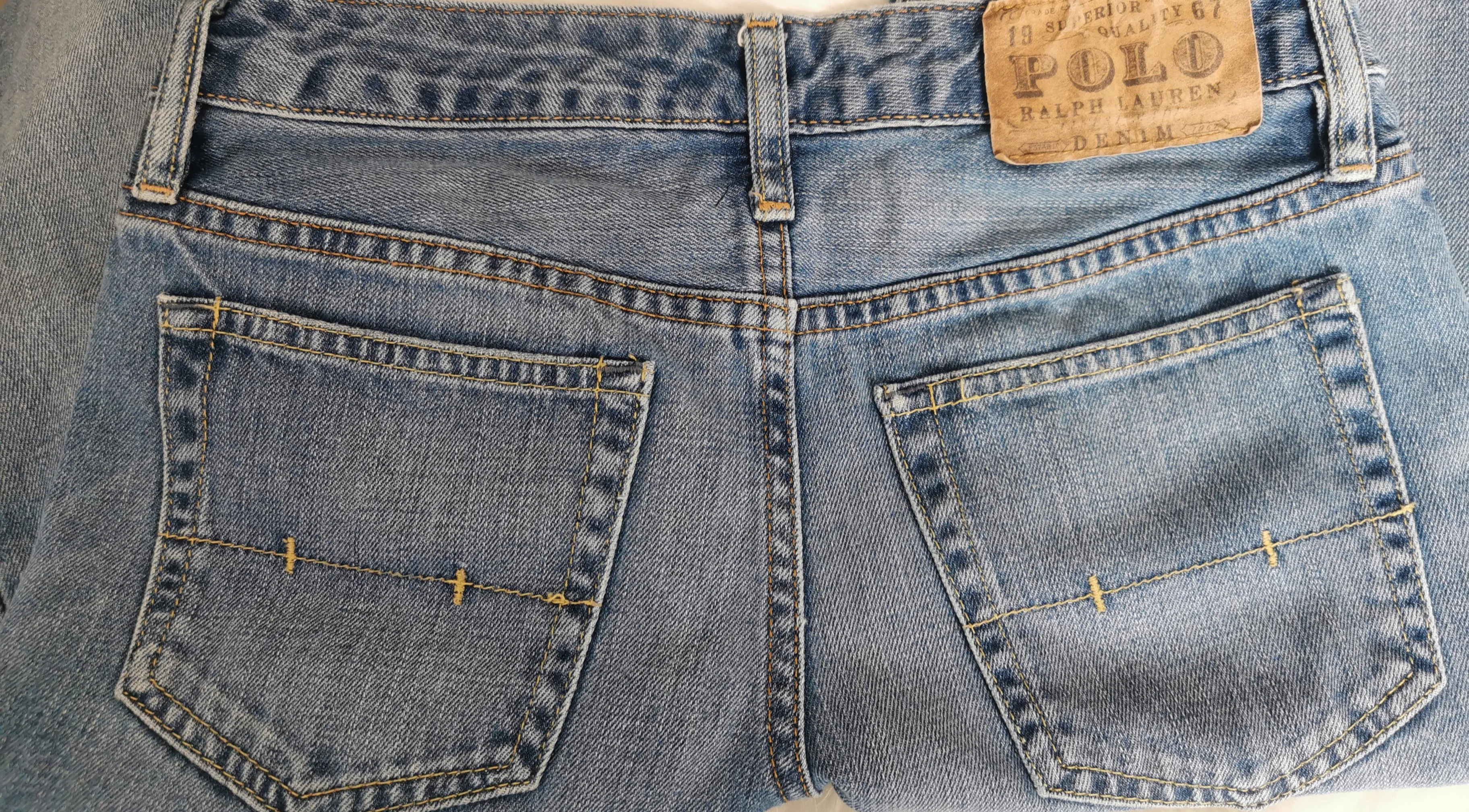 BOY SIZE 12 YEARS - POLO, Straight Fit Cotton Jeans VGUC B17