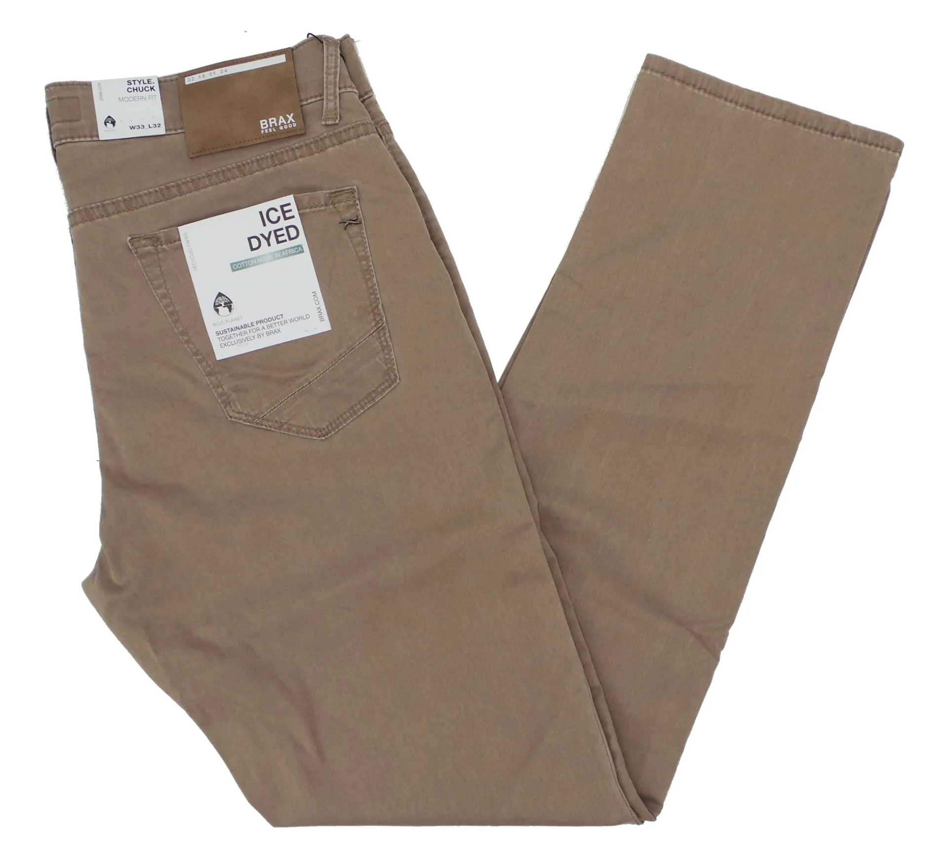 BRAX Chuck Modern Fit Hi-Flex Lightweight Stretch 5 Pocket Pants
