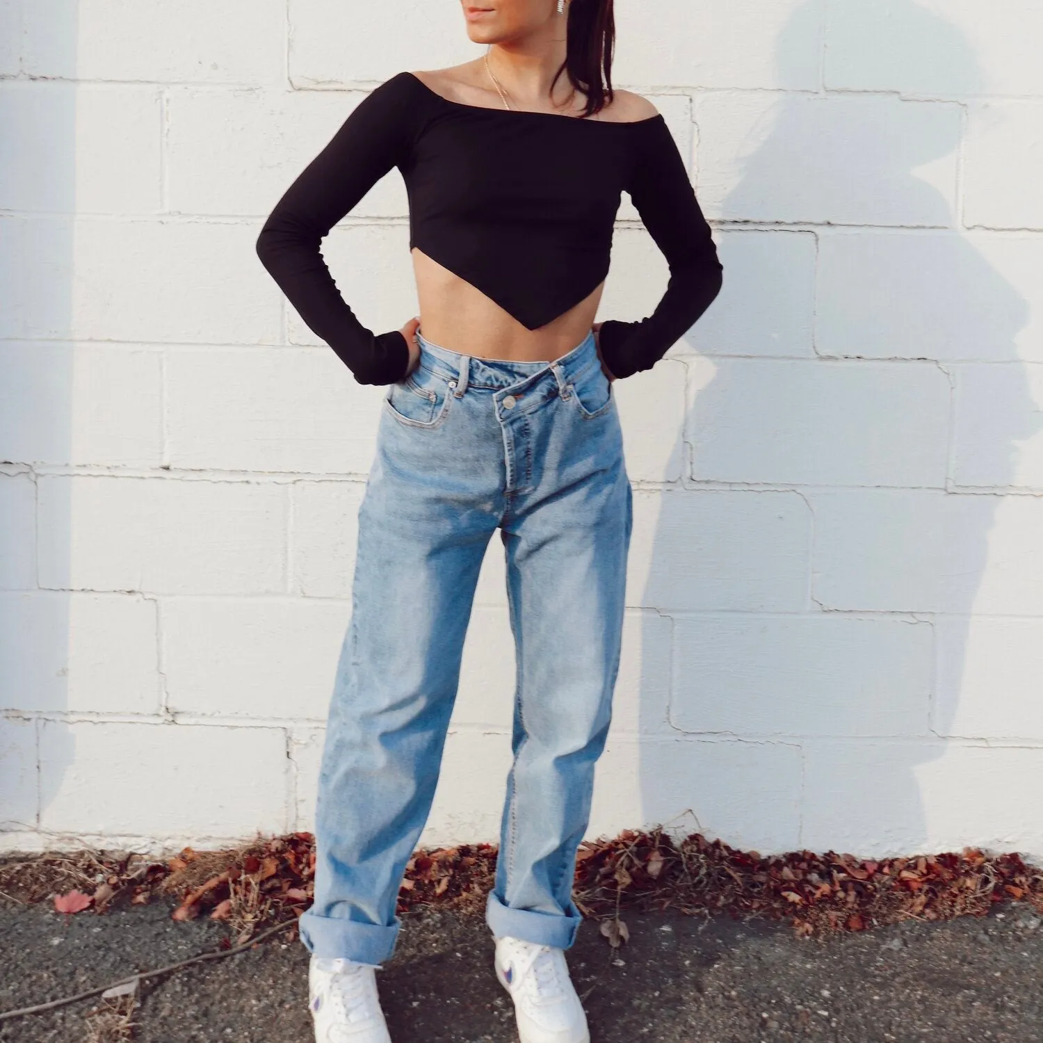 Brie Asymmetrical Jeans