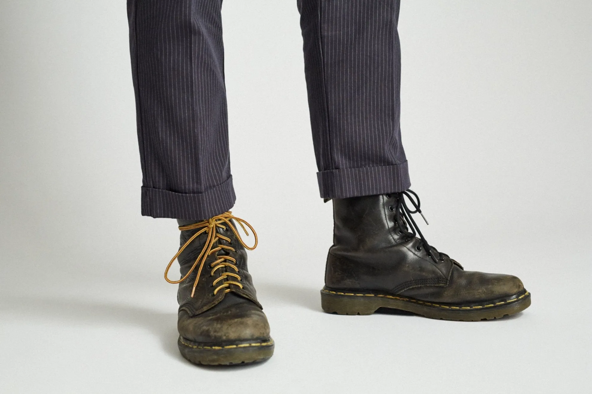 BRIXTON REGENT TAPERED TROUSER PANT NAVY/STRIPE