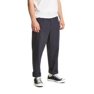 BRIXTON REGENT TAPERED TROUSER PANT NAVY/STRIPE