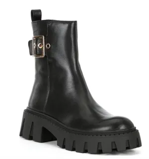 Buckle Chunky Ankle Boot